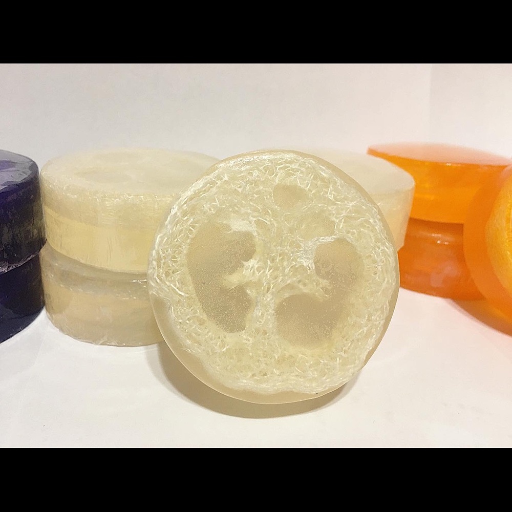 Coconut lufah bar soap